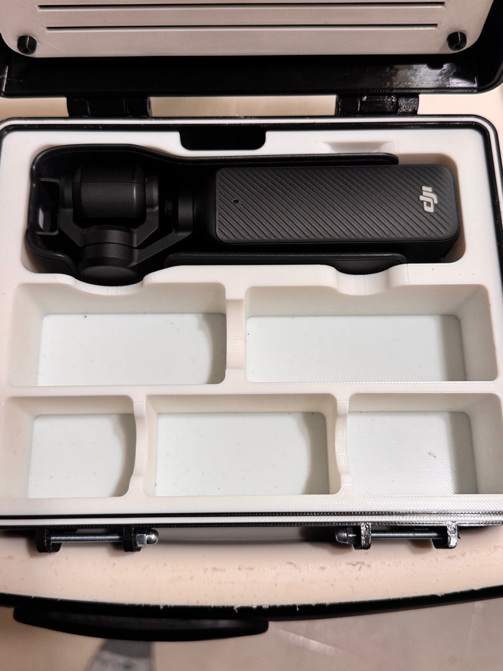3D Printed Carrying Case for DJI Osmo Pocket Camera – Protective Storage Box with Accessory Compartments